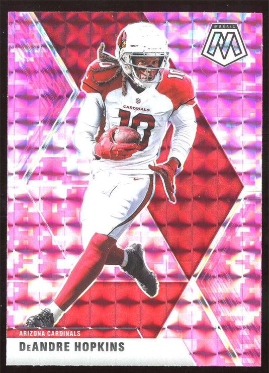 2020 Panini Mosaic Pink Camo Prizm DeAndre Hopkins 