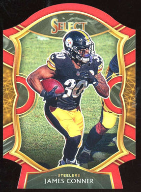 2020 Panini Select Red Prizm Die Cut James Conner 