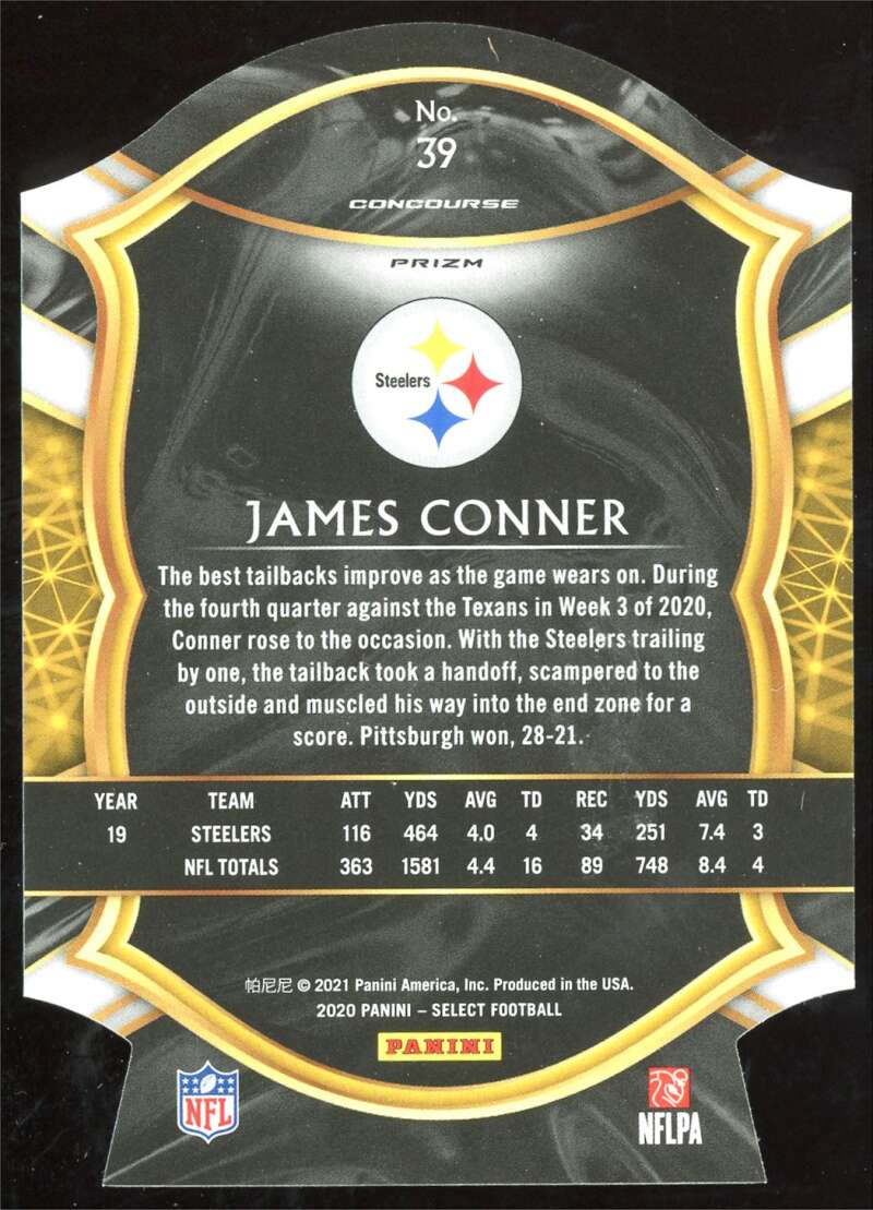 Load image into Gallery viewer, 2020 Panini Select Red Prizm Die Cut James Conner #39 Image 2
