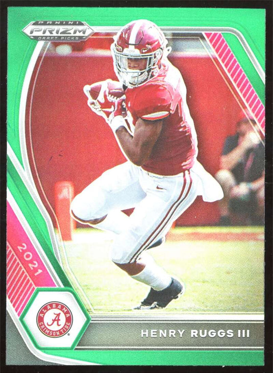 2021 Panini Prizm Draft Green Prizm Henry Ruggs III