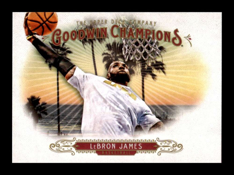 Load image into Gallery viewer, 2018 Upper Deck Goodwin Champions LeBron James #100 Los Angeles Lakers Image 1
