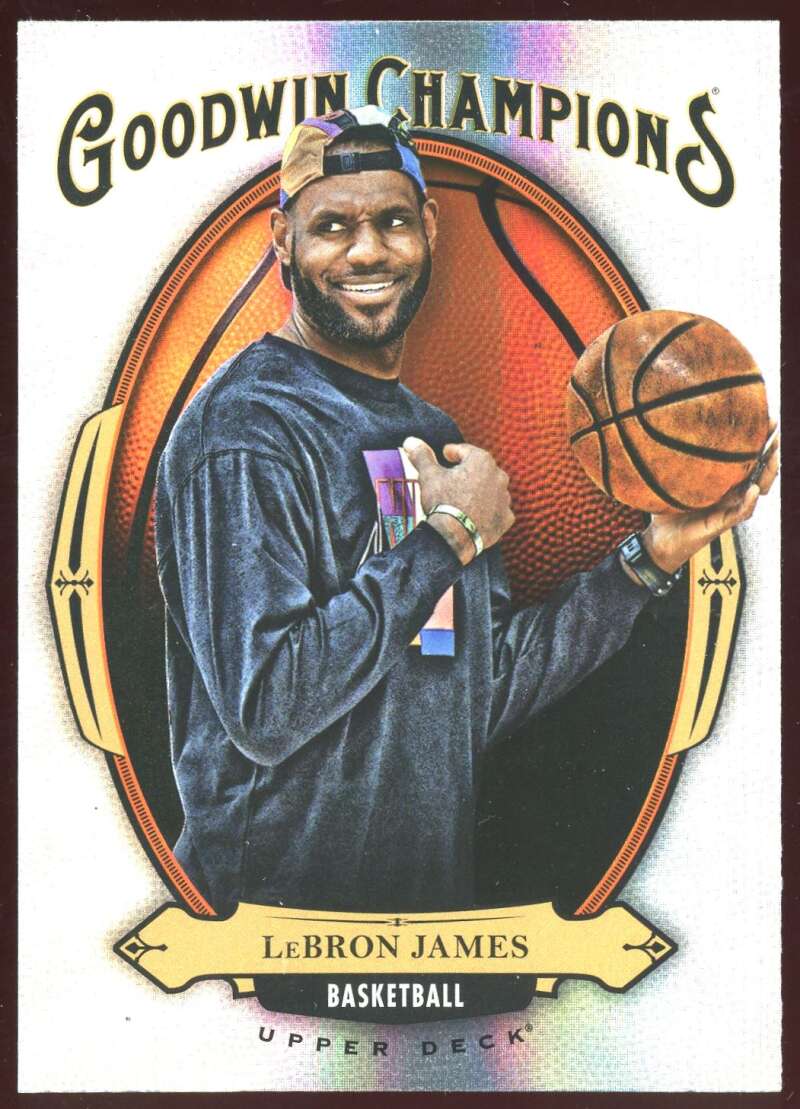 Load image into Gallery viewer, 2020 Upper Deck Goodwin Champions Silver Foil LeBron James #GB-7 Lakers Image 1
