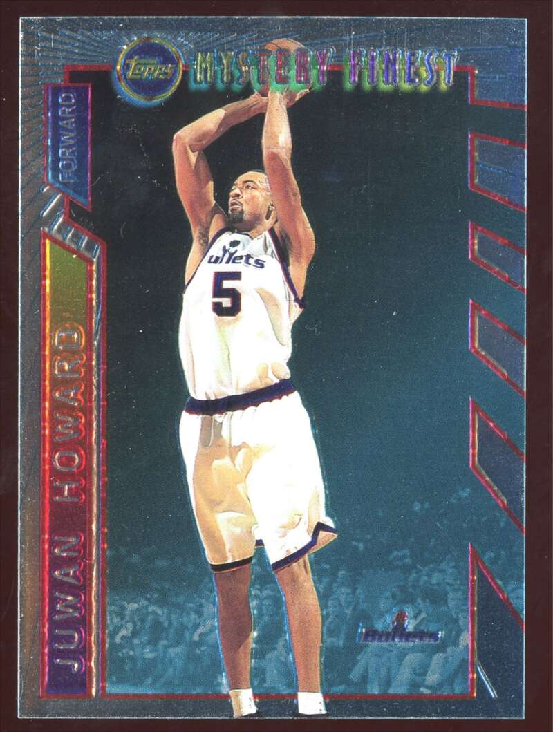 Load image into Gallery viewer, 1996-97 Topps Finest Mystery Finest Borderless Juwan Howard #M5 Bullets Image 1
