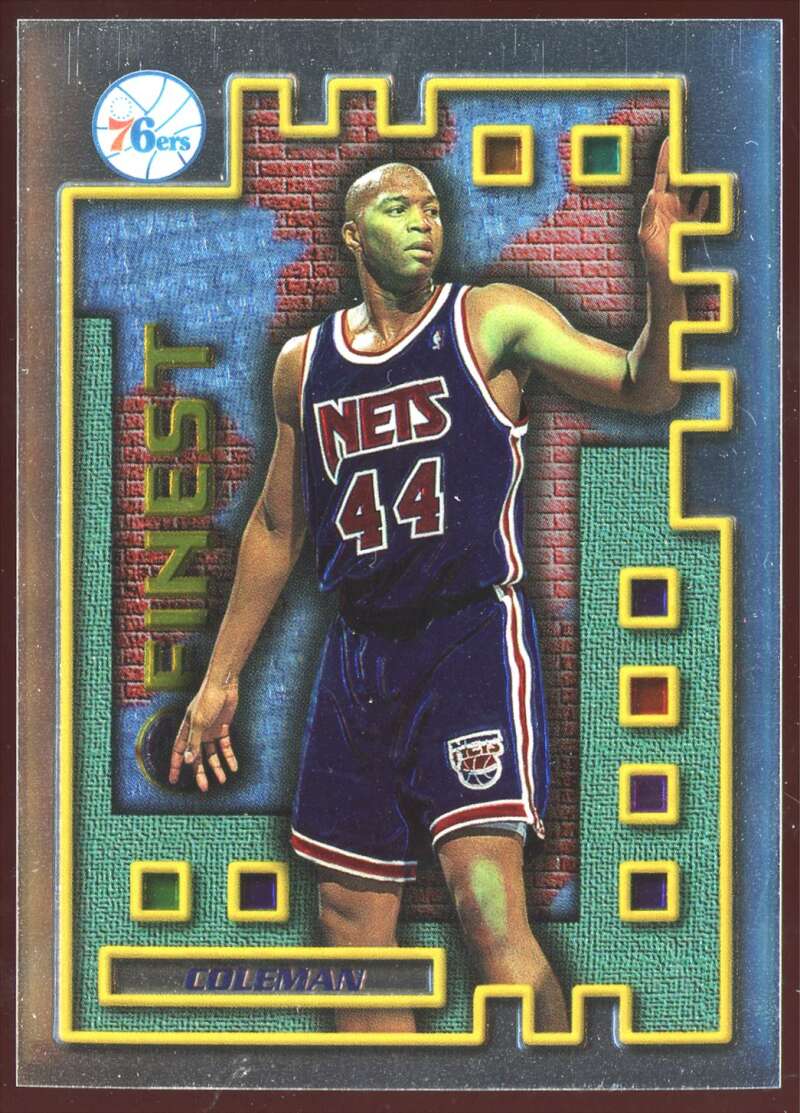 Load image into Gallery viewer, 1995-96 Topps Finest Mystery Finest Derrick Coleman #M30 76ers Image 1
