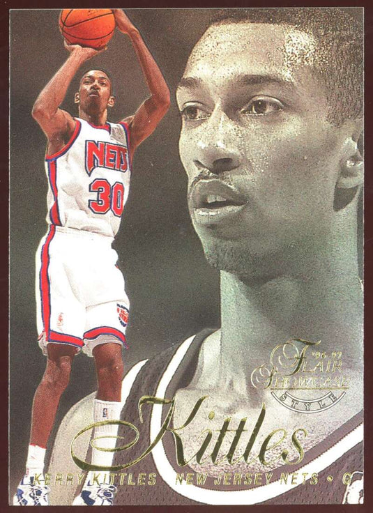 1997-98 Flair Showcase Row 2 Kerry Kittles Rookie RC New Jersey Nets Image 1