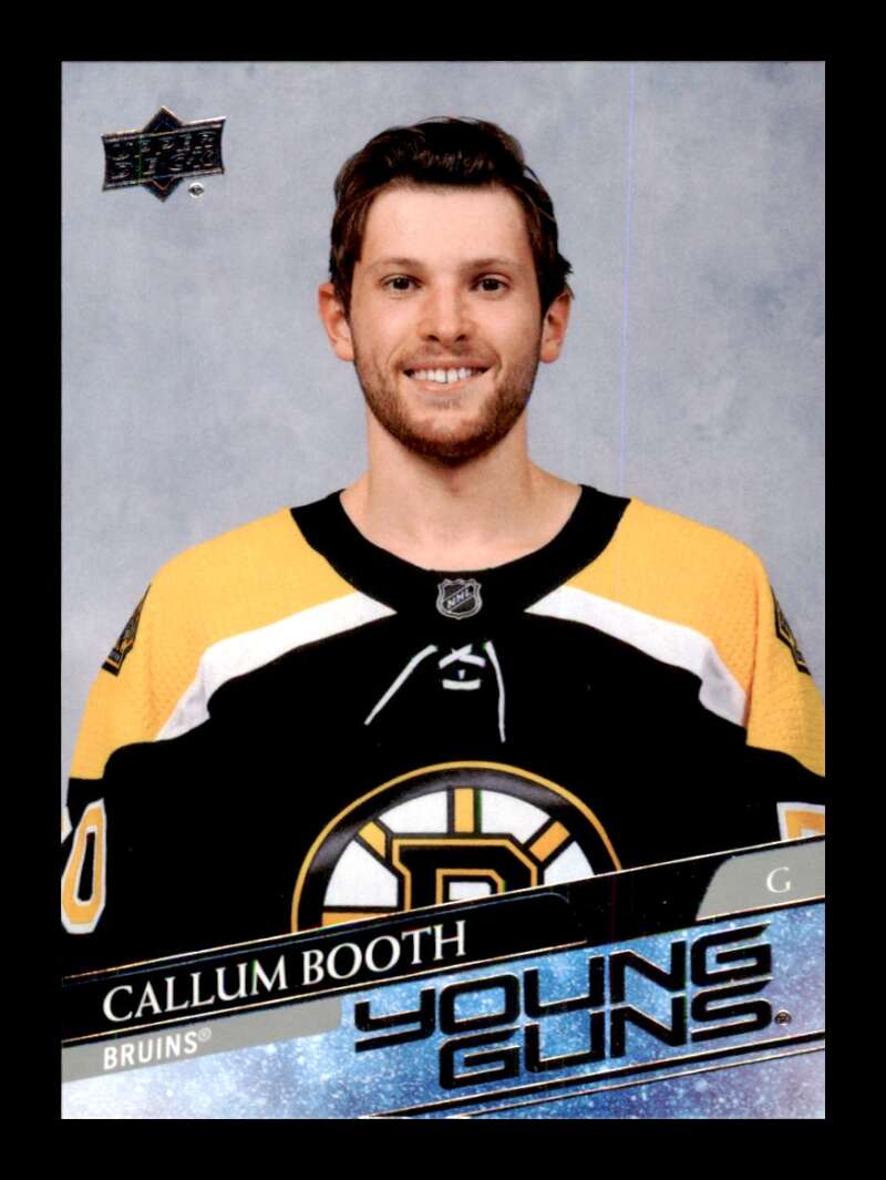 Load image into Gallery viewer, 2020-21 Upper Deck Young Guns Callum Booth #704 Rookie RC Image 1
