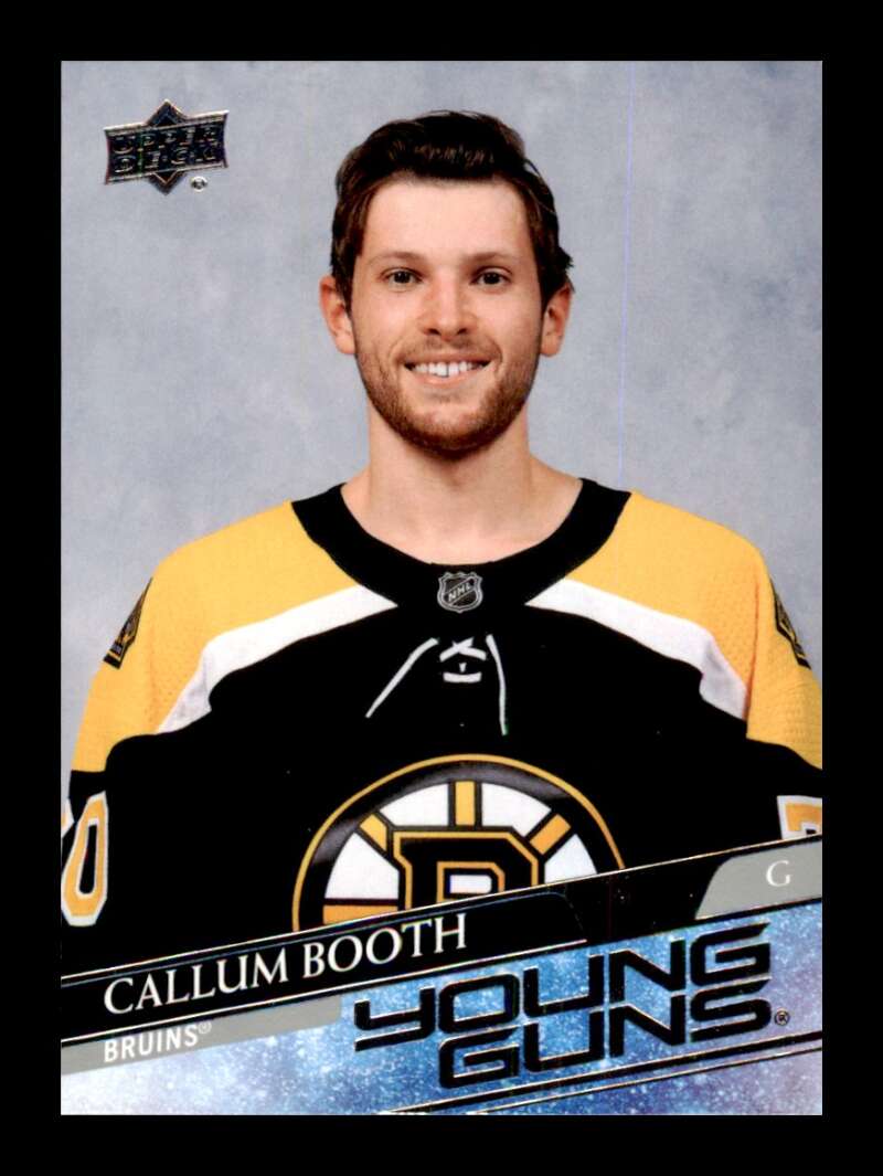Load image into Gallery viewer, 2020-21 Upper Deck Young Guns Callum Booth #704 Rookie RC SP Image 1

