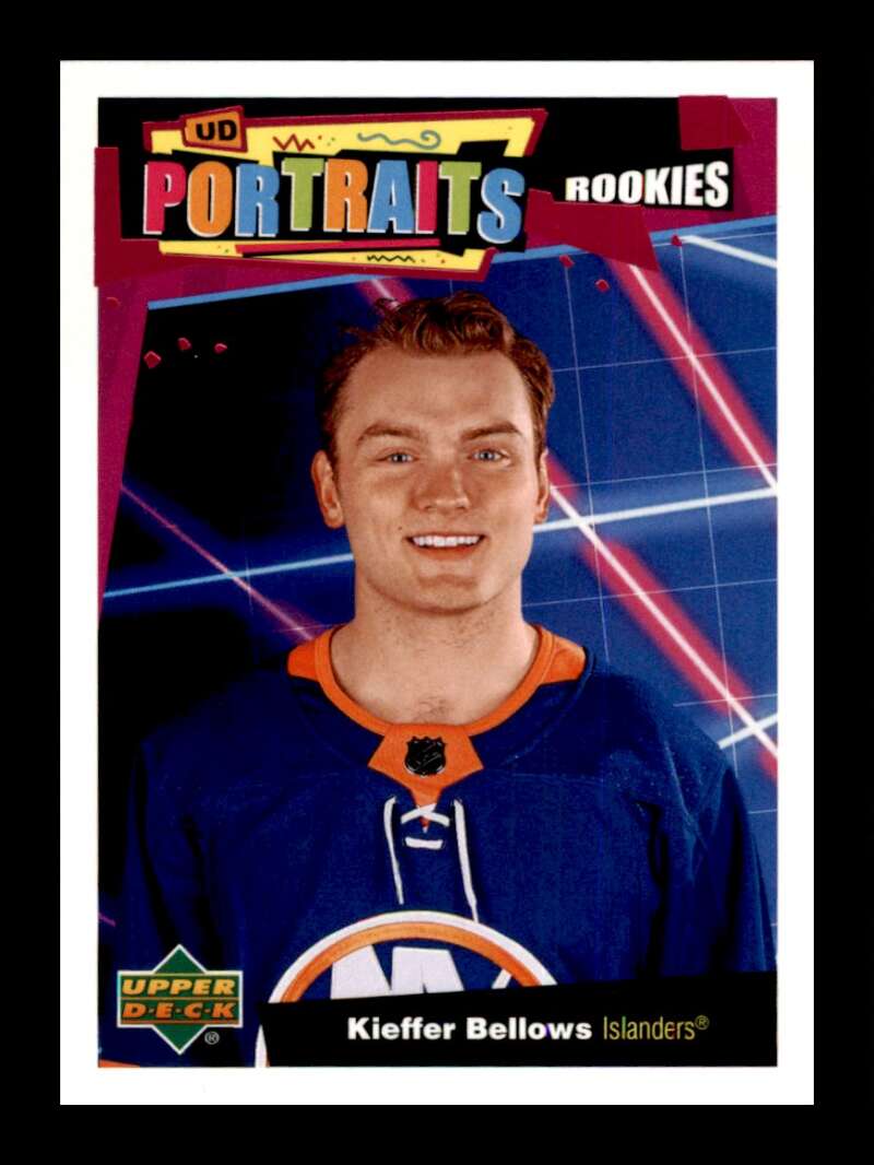 Load image into Gallery viewer, 2020-21 Upper Deck UD Portraits Kieffer Bellows #P-42 Rookie RC Image 1
