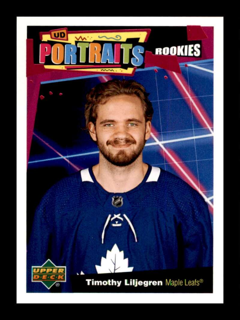 Load image into Gallery viewer, 2020-21 Upper Deck UD Portraits Timothy Liljegren #P-50 Rookie RC Image 1
