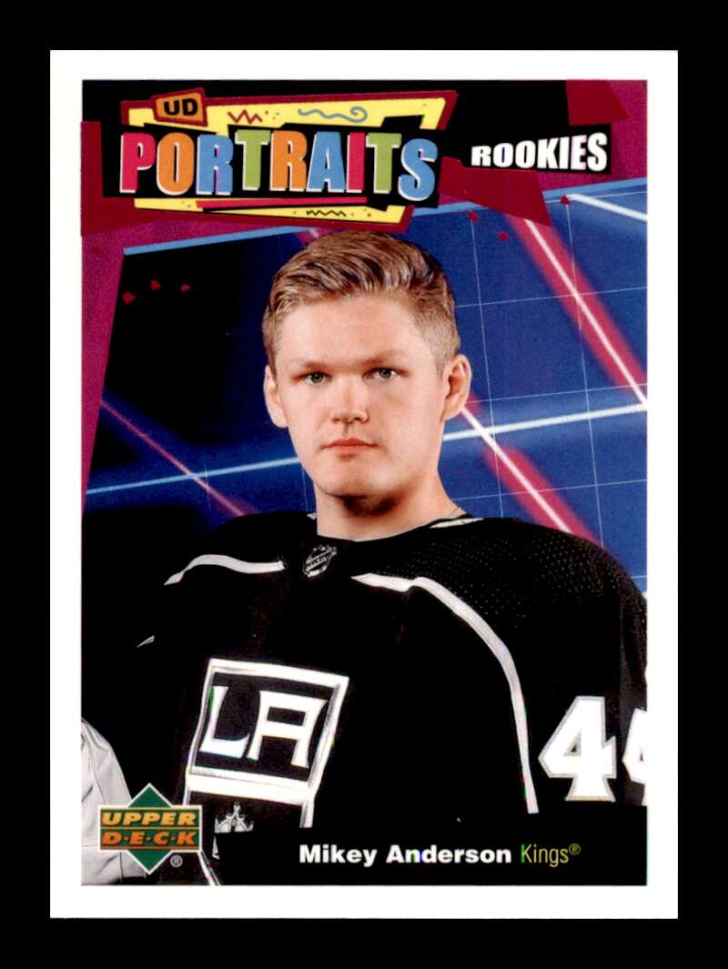 Load image into Gallery viewer, 2020-21 Upper Deck UD Portraits Mikey Anderson #P-84 Rookie RC Image 1
