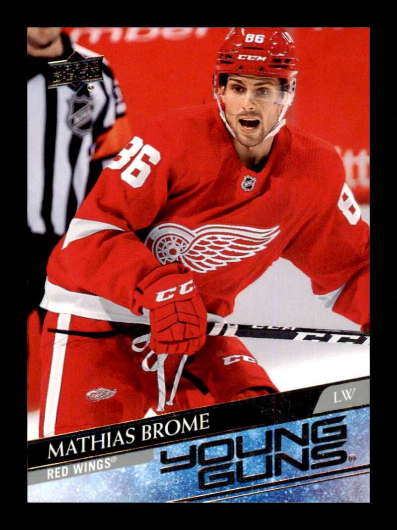 Load image into Gallery viewer, 2020-21 Upper Deck Young Guns Mathias Brome #468 Rookie RC Image 1
