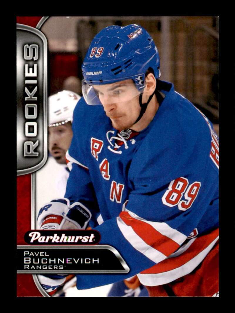 Load image into Gallery viewer, 2016 Parkhurst Red Pavel Buchnevich #376 Rookie RC Image 1
