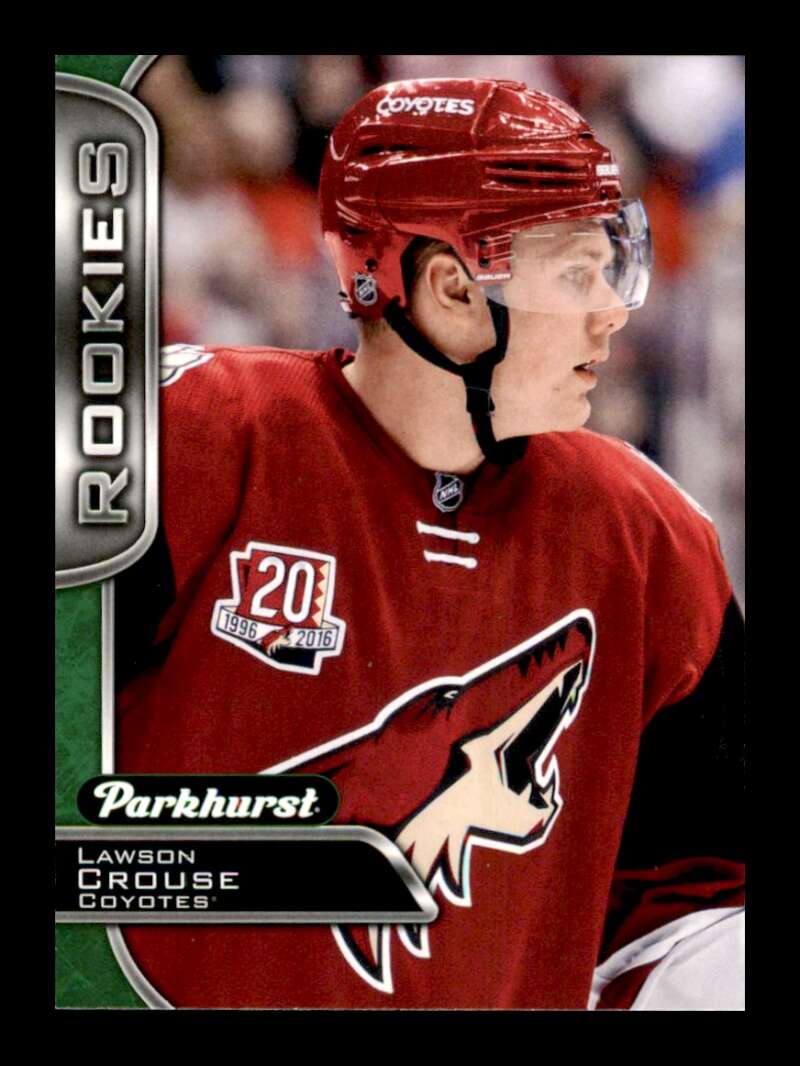 Load image into Gallery viewer, 2016-17 Parkhurst Rookies Lawson Crouse #389 Rookie RC Image 1
