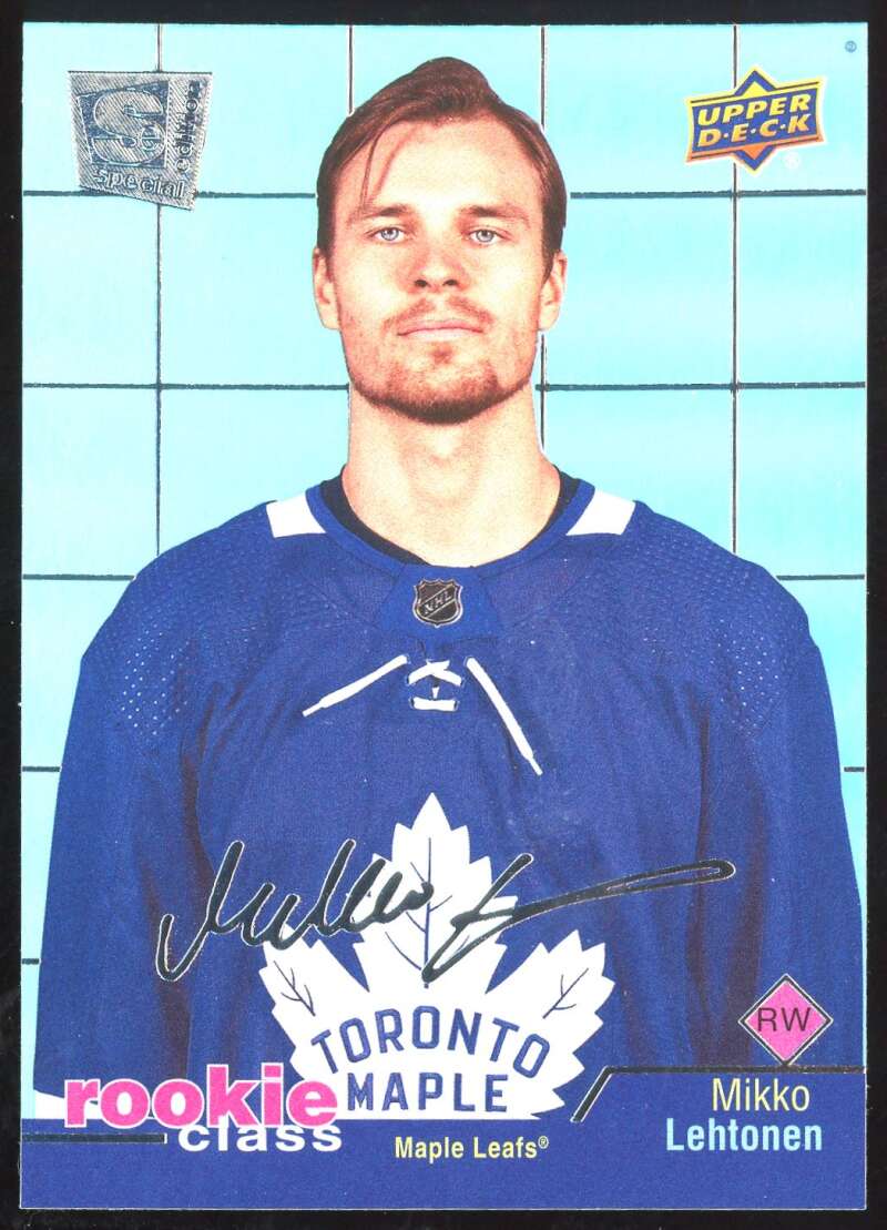 Load image into Gallery viewer, 2020-21 Upper Deck Extended Series Rookie Class SE Mikko Lehtonen #RC-29 Rookie  Image 1

