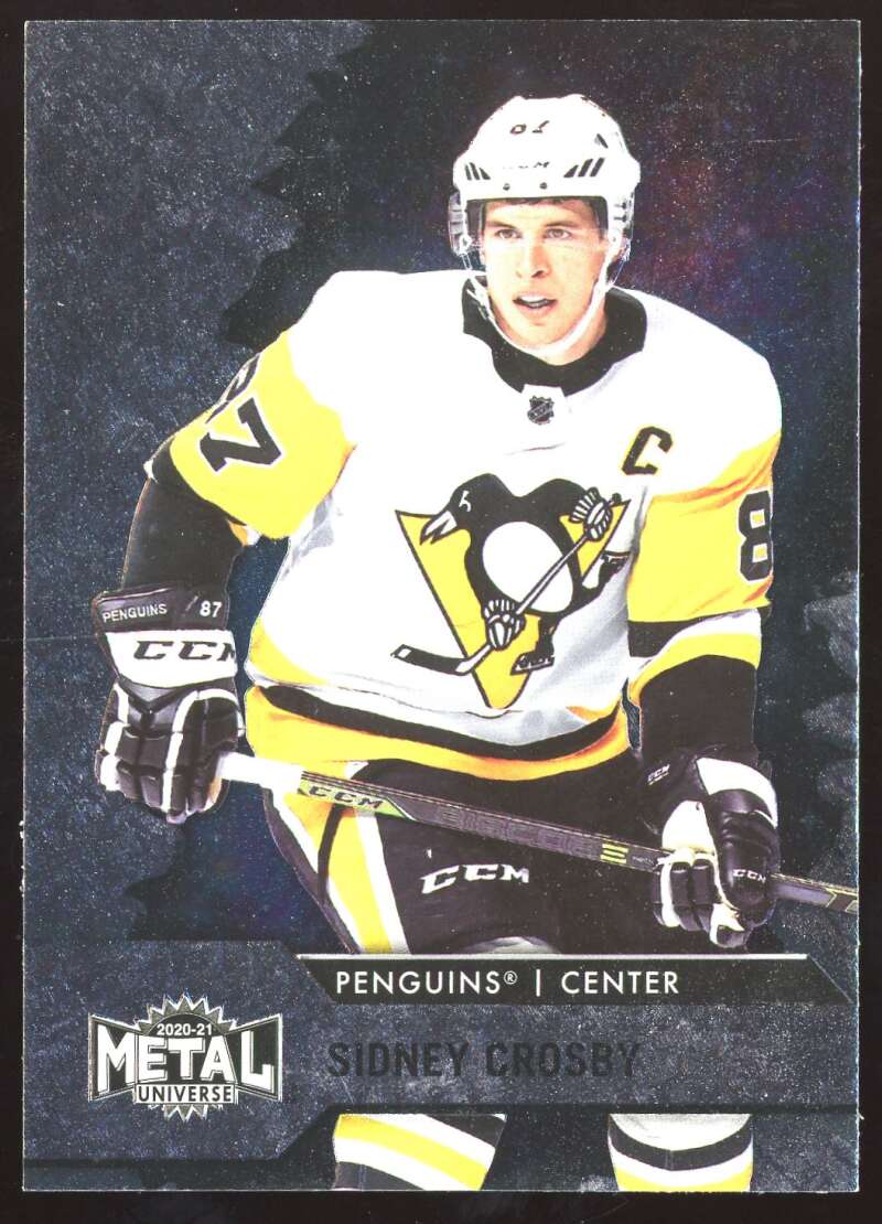 Load image into Gallery viewer, 2020-21 Skybox Metal Universe Sidney Crosby #87 Image 1
