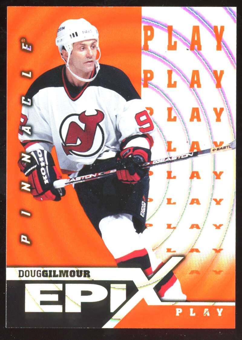 Load image into Gallery viewer, 1997-98 Pinnacle Epix Play Orange Doug Gilmour #E24 Parallel SP Image 1
