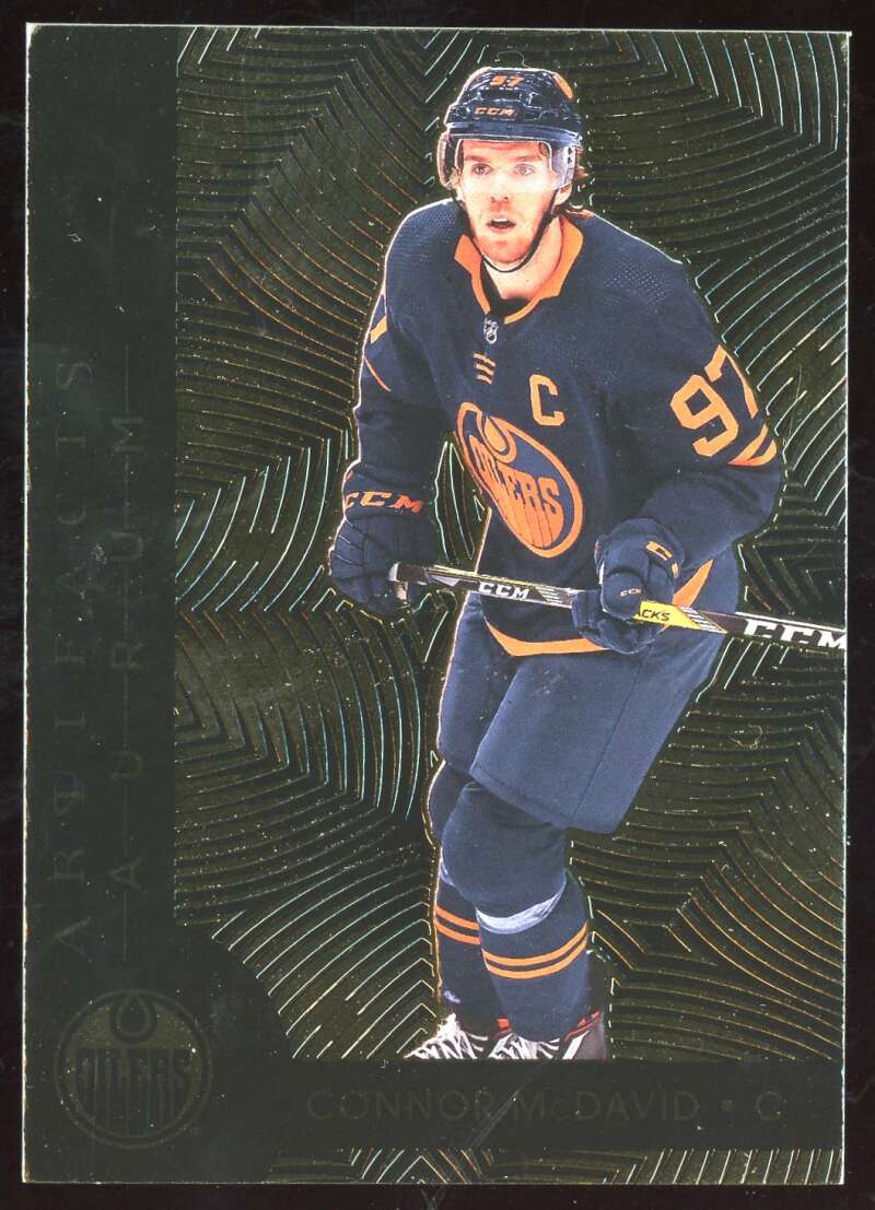 Load image into Gallery viewer, 2020-21 Upper Deck Artifacts Aurum Connor McDavid #A-2 Scratched Image 1
