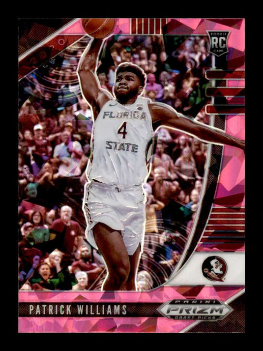 2020-21 Panini Prizm Draft Pink Cracked Ice Prizm Patrick Williams 