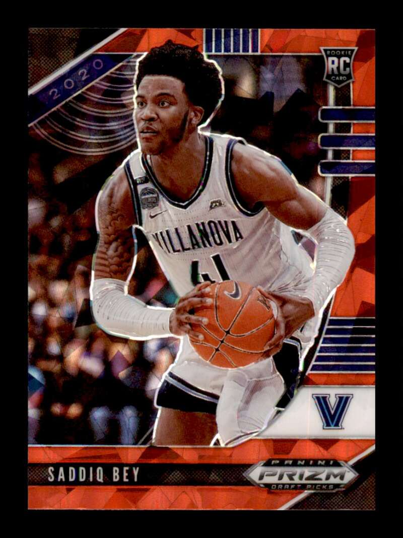 Load image into Gallery viewer, 2020-21 Panini Prizm Draft Red Cracked Ice Prizm Saddiq Bey #19 Rookie RC Image 1
