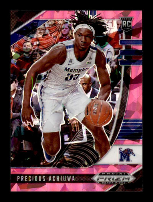 2020-21 Panini Prizm Draft Pink Cracked Ice Prizm Precious Achiuwa