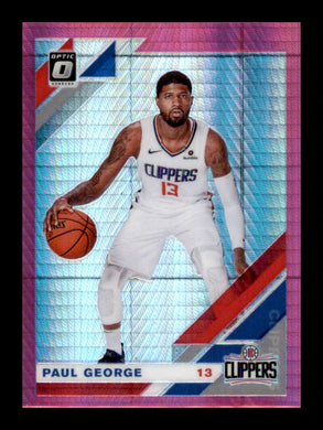 2019-20 Donuss Optic Pink Hyper Prizm Paul George 