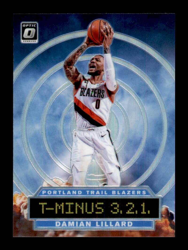 Load image into Gallery viewer, 2019-20 Donruss Optic T-Minus Silver Prizm Damian Lillard #7 Parallel SP Image 1
