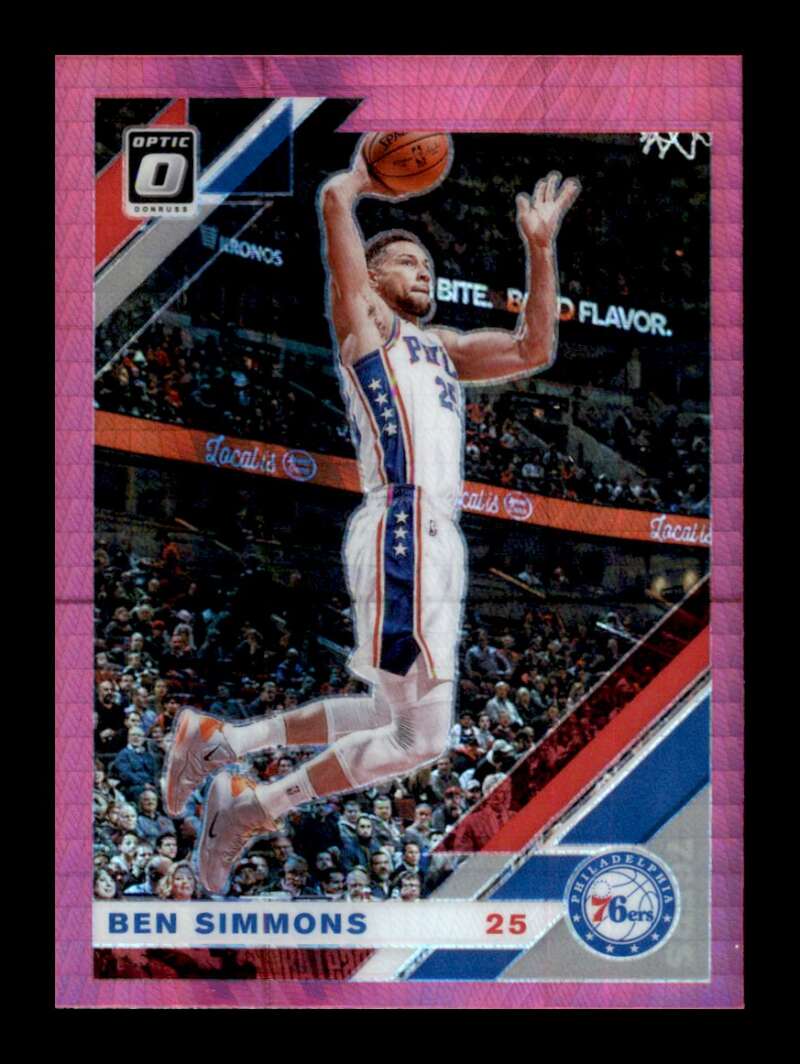 Load image into Gallery viewer, 2019-20 Donruss Optic Pink Hyper Prizm Ben Simmons #55 Parallel SP Image 1
