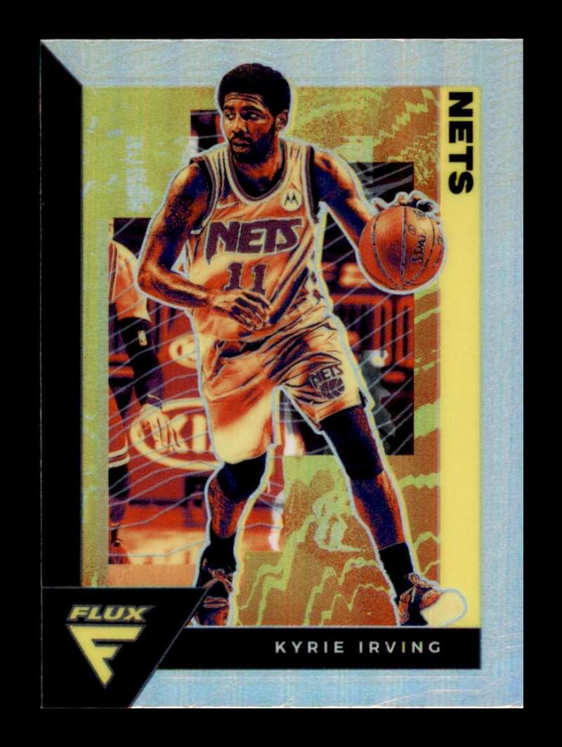 Load image into Gallery viewer, 2020-21 Panini Flux Silver Prizm Kyrie Irving #15 Parallel SP Image 1
