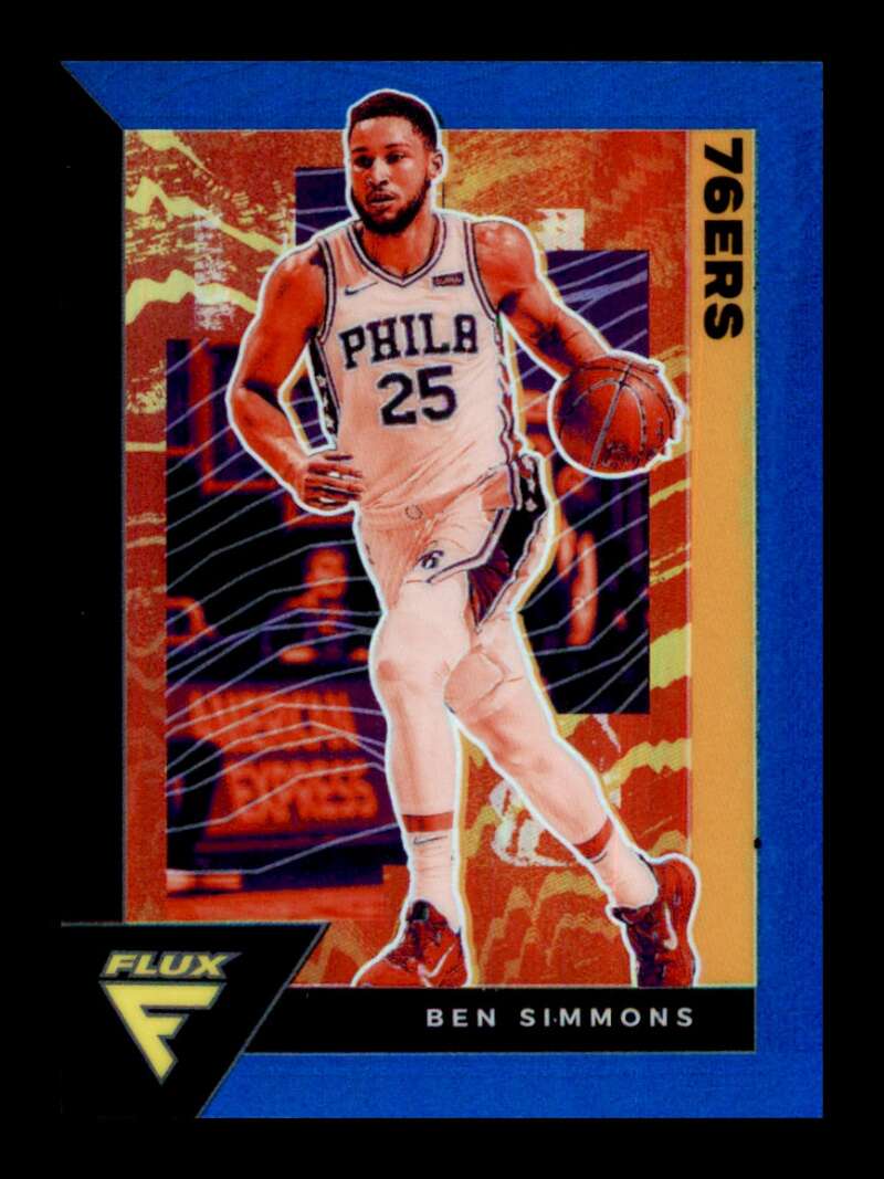 Load image into Gallery viewer, 2020-21 Panini Flux Blue Prizm Ben Simmons #133 Parallel SP Image 1
