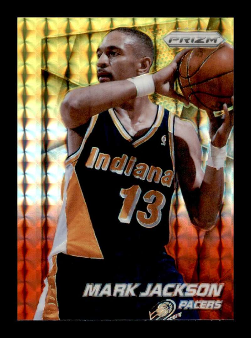 Load image into Gallery viewer, 2014-15 Panini Prizm Yellow Red Mosaic Prizm Mark Jackson #204 Parallel SP Image 1
