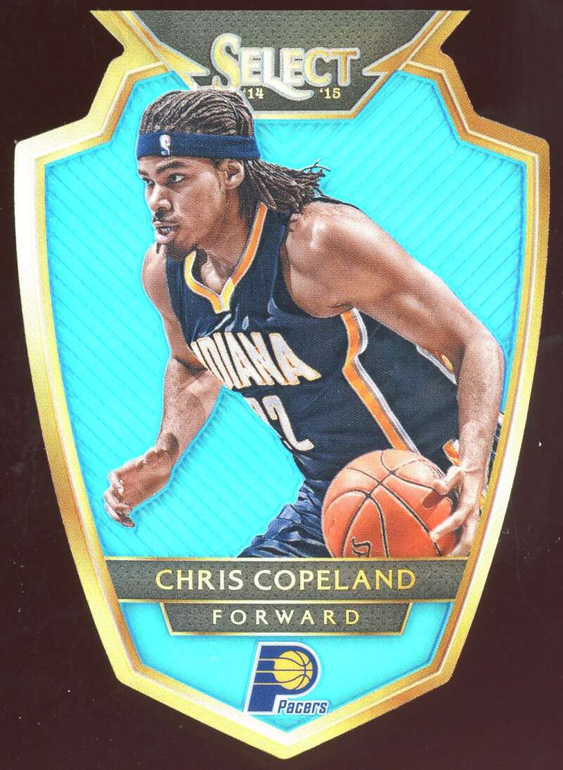 Load image into Gallery viewer, 2014-15 Panini Select Light Blue Prizm Die Cut Chris Copeland #136 SP /199 Image 1
