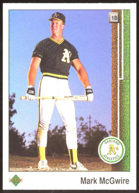 1989 Upper Deck Mark McGwire 