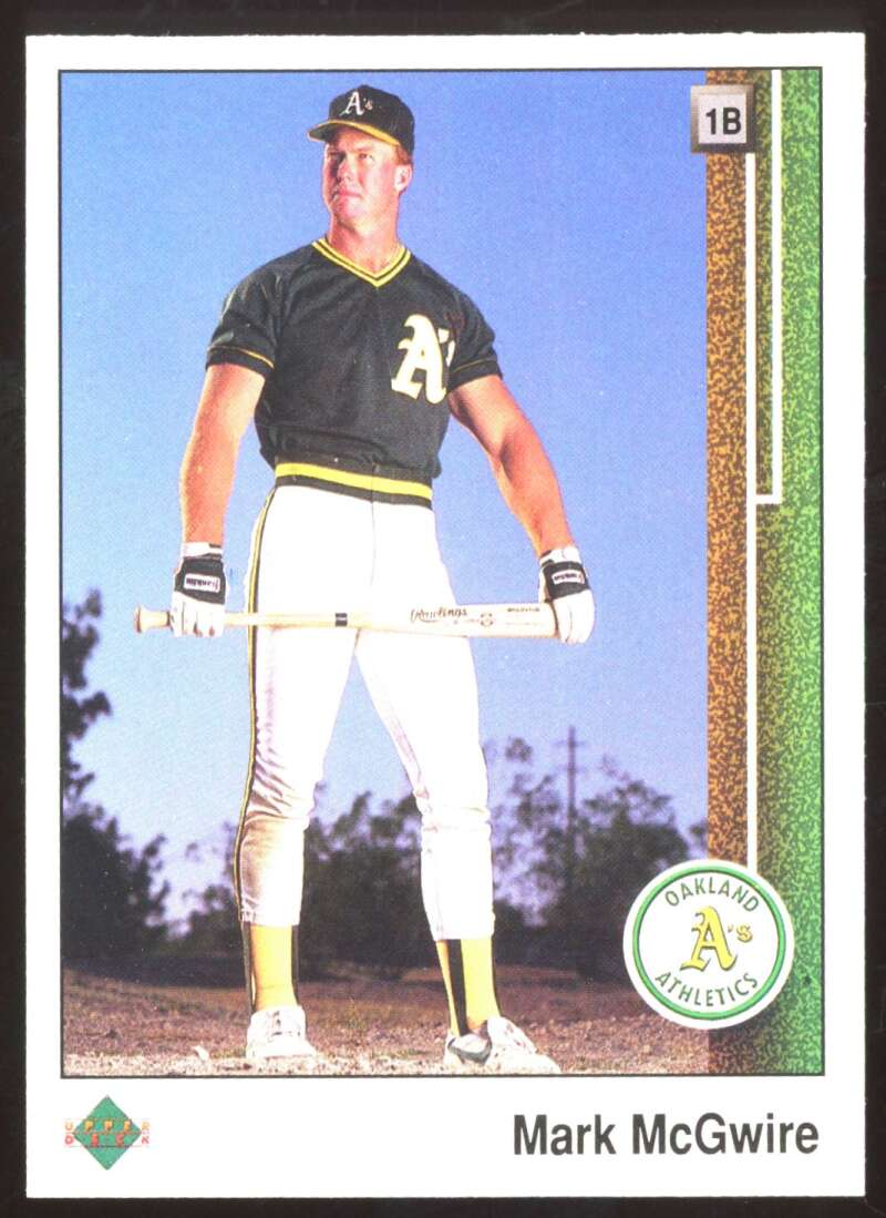 Load image into Gallery viewer, 1989 Upper Deck Mark McGwire #300 Set Break Oakland Athletics  Image 1
