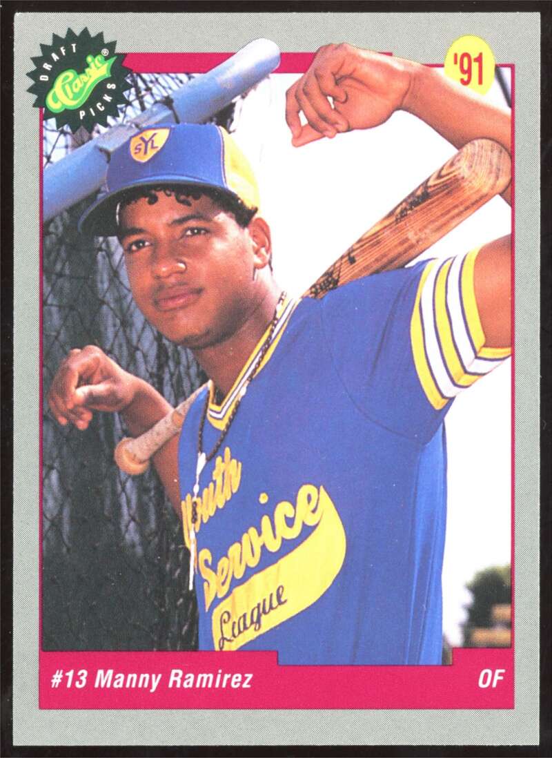 Load image into Gallery viewer, 1991 Classic Draft Picks Manny Ramirez #10 Rookie RC Image 1
