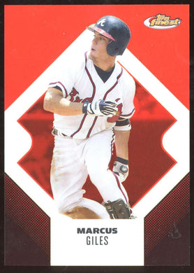 2006 Topps Finest Red Refractor Marcus Giles 