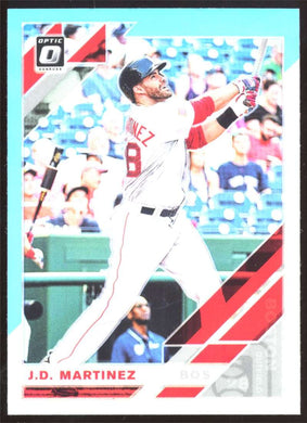 2019 Donruss Optic Carolina Blue White Prizm J.D. Martinez 