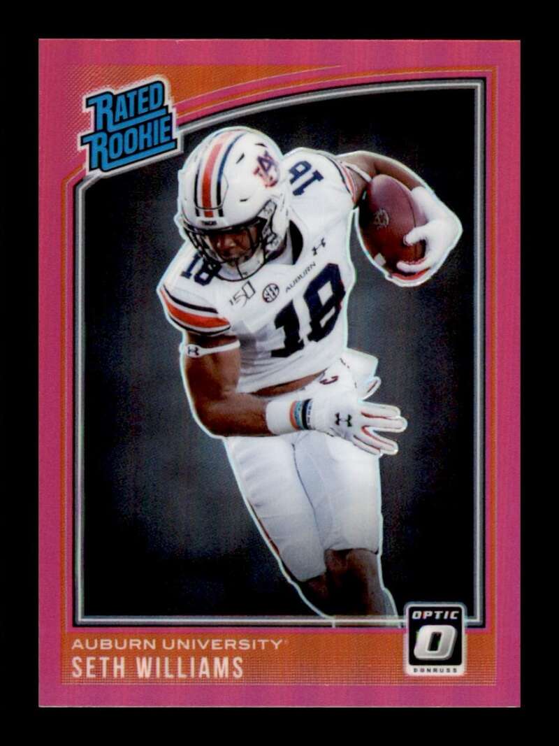 Load image into Gallery viewer, 2021 Donruss Optic Pink Prizm Holo Seth Williams #225 Rookie RC Auburn Image 1
