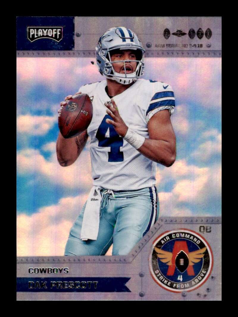 Load image into Gallery viewer, 2018 Panini Playoff Air Command Strike from Above Dak Prescott #4 Image 1
