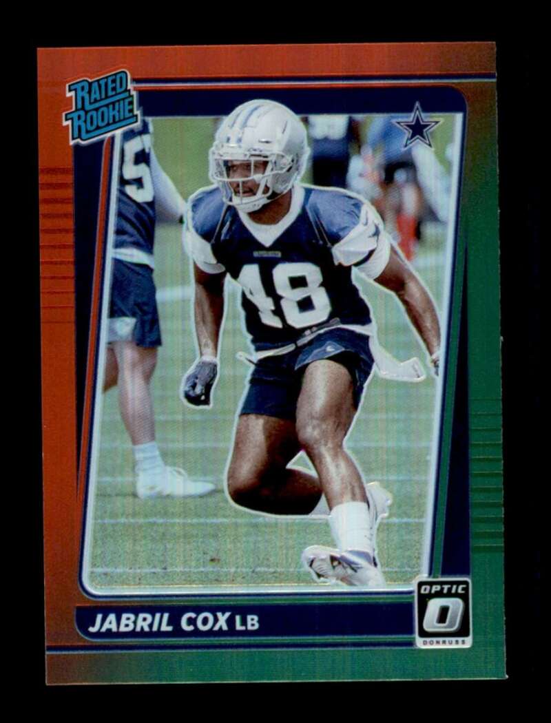 Load image into Gallery viewer, 2021 Donruss Optic Red Green Prizm Jabril Cox #P-317 Rookie RC Image 1
