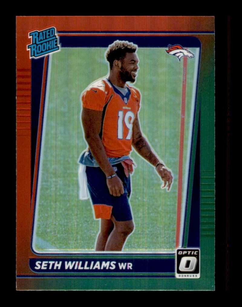 Load image into Gallery viewer, 2021 Donruss Optic Red Green Prizm Seth Williams #P-299 Rookie RC Image 1
