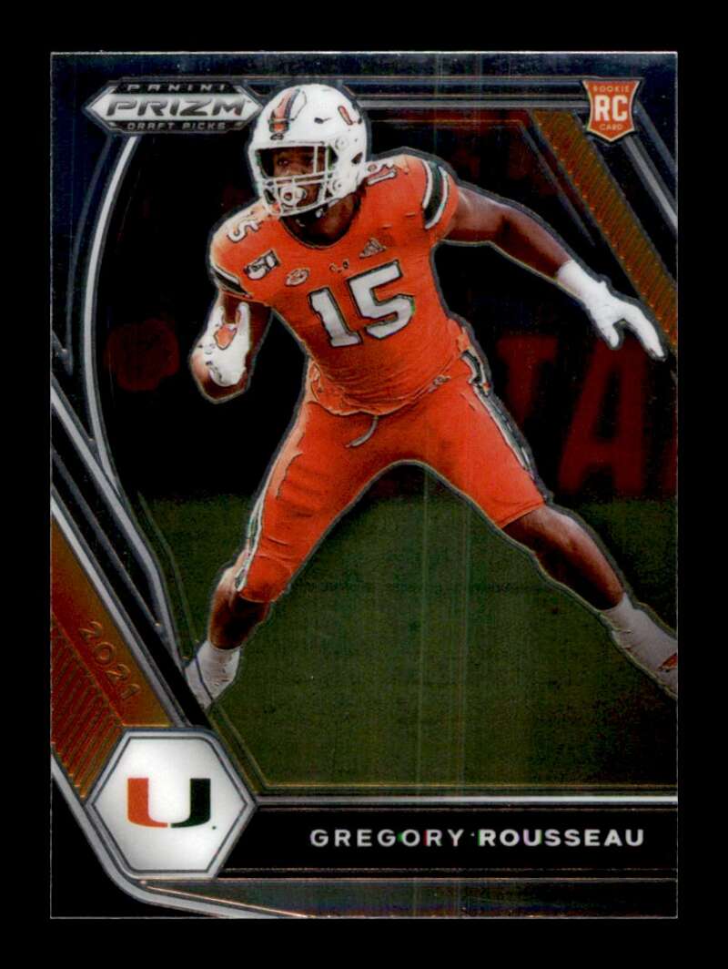 Load image into Gallery viewer, 2021 Panin Prizm Draft Gregory Rousseau #144 Rookie RC Image 1
