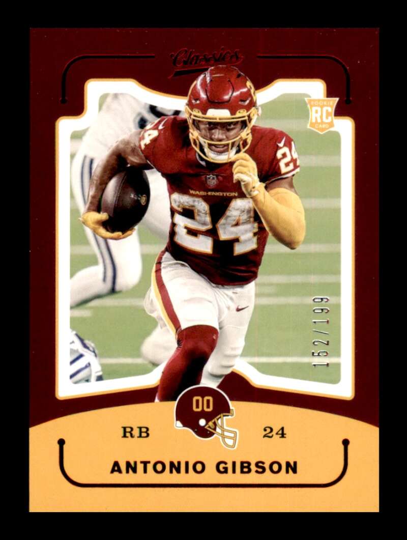 Load image into Gallery viewer, 2020 Panini Chronicles Classics Red Antonio Gibson #CL11 Rookie RC /199 Image 1
