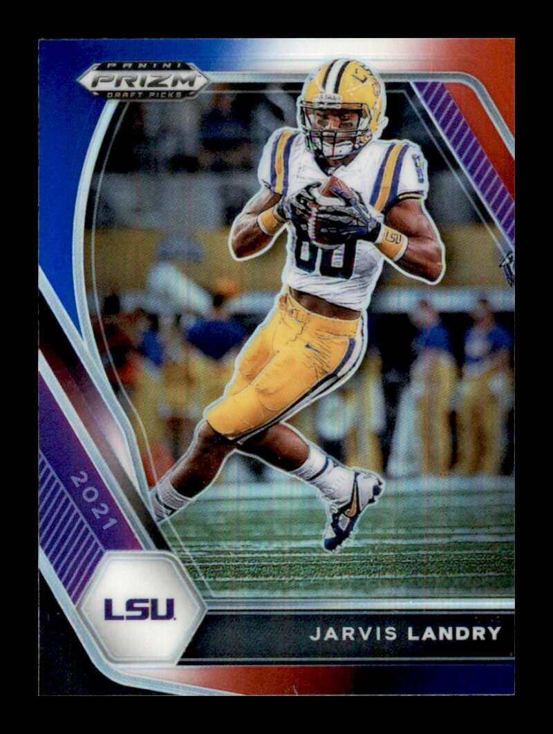 Load image into Gallery viewer, 2021 Panini Prizm Draft Red White Blue Prizm Jarvis Landry #62 Parallel SP Image 1
