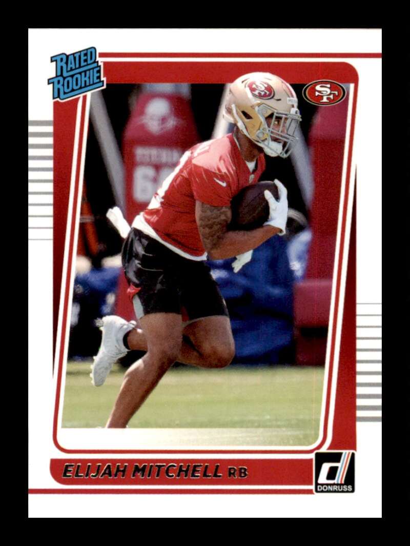 Load image into Gallery viewer, 2021 Donruss Elijah Mitchell #312 Rookie RC Image 1
