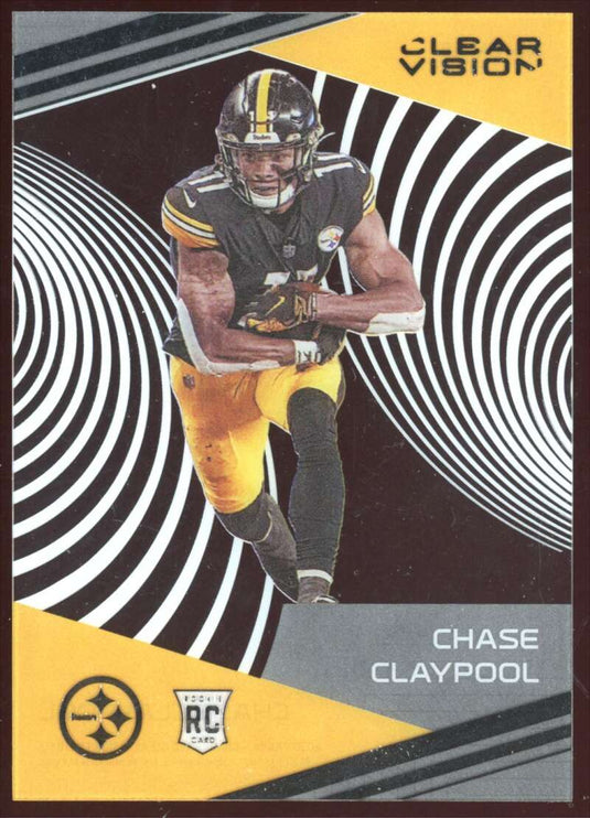 2020 Panini Chronicles Clear Vision Chase Claypool