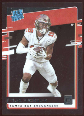 2020 Panini Clearly Donruss Rated Rookies Tyler Johnson 