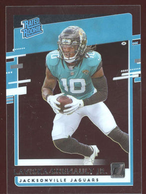 2020 Panini Clearly Donruss Rated Rookie Laviska Shenault Jr 