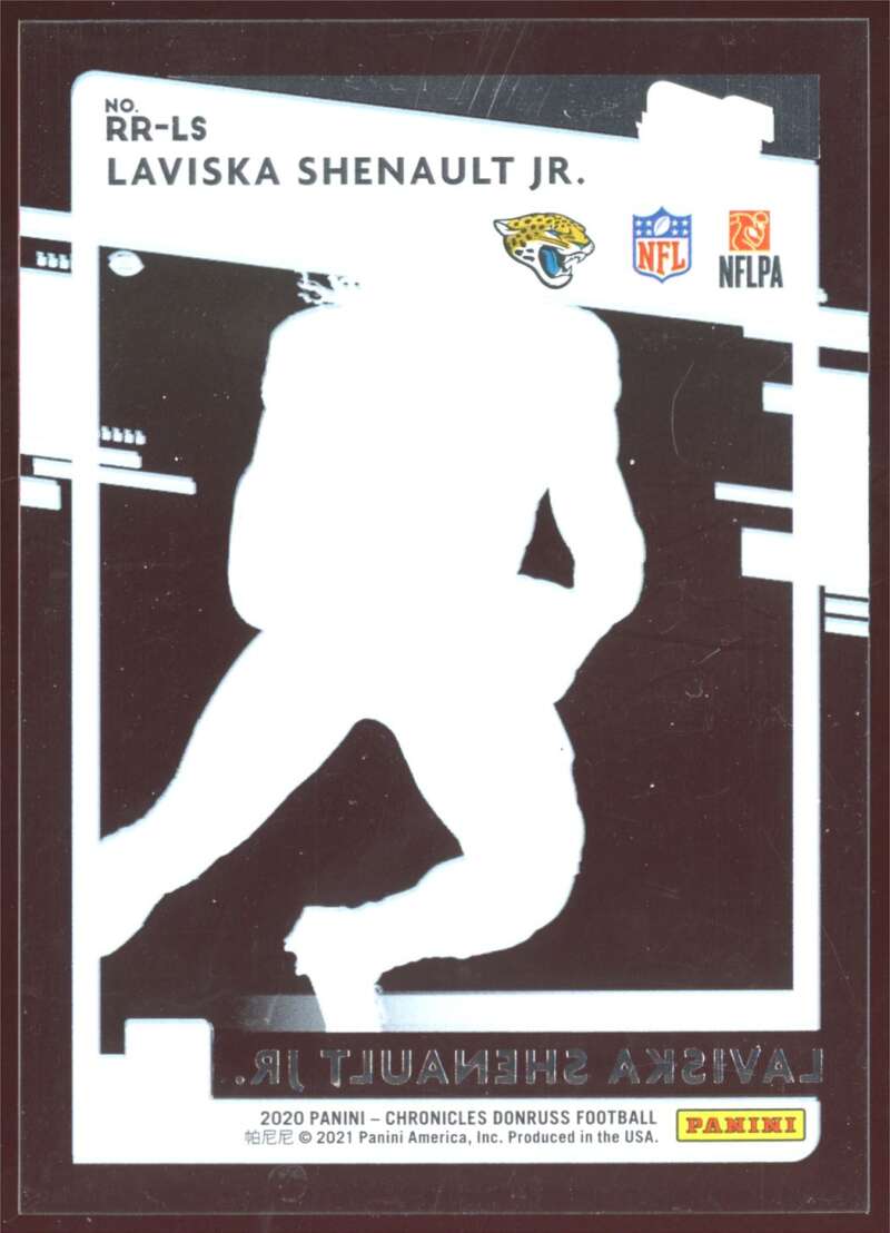 Load image into Gallery viewer, 2020 Panini Clearly Donruss Rated Rookie Laviska Shenault Jr #RR-LS Rookie RC  Image 2
