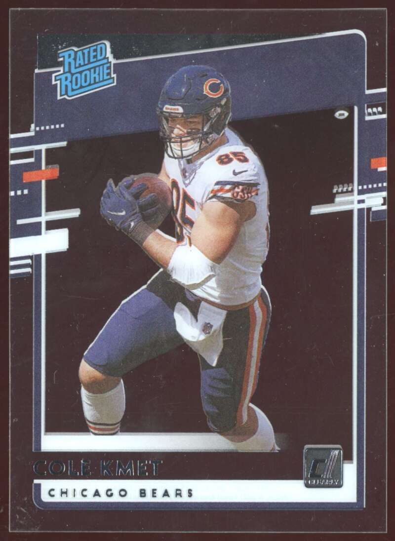 Load image into Gallery viewer, 2020 Panini Clearly Donruss Rated Rookie Cole Kmet #RR-CK Rookie RC Image 1
