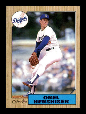 1987 O-Pee-Chee Orel Hershiser 